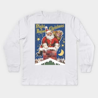 Twas the Night Before Christmas Kids Long Sleeve T-Shirt